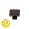 Sapphire Accent Series 1-1/4 in. Modern Oil Rubbed Bronze Square Cabinet Hardware Knob, 10PK SP-1071-K-ORB-10 - alternate 1